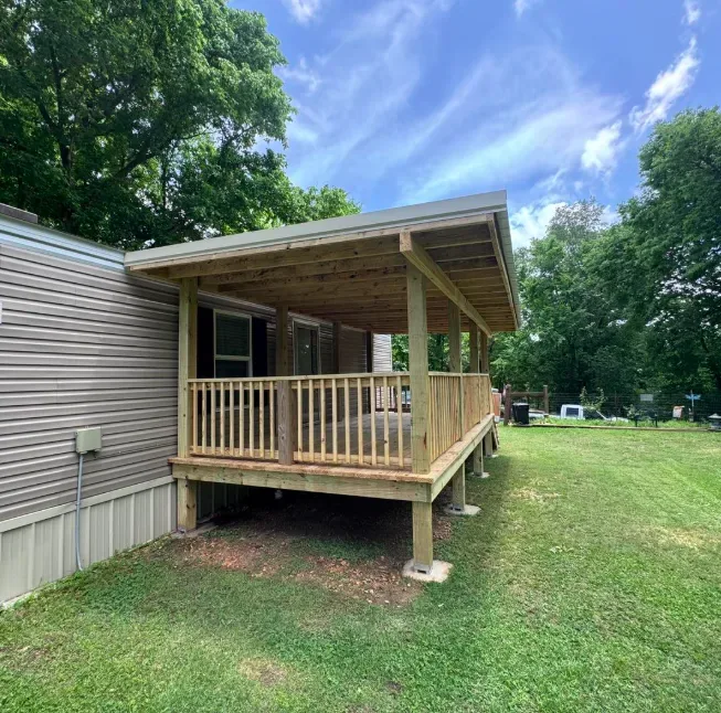12x20 covered porch view 1 — JHG Contracting LLC serving Bentonville, AR