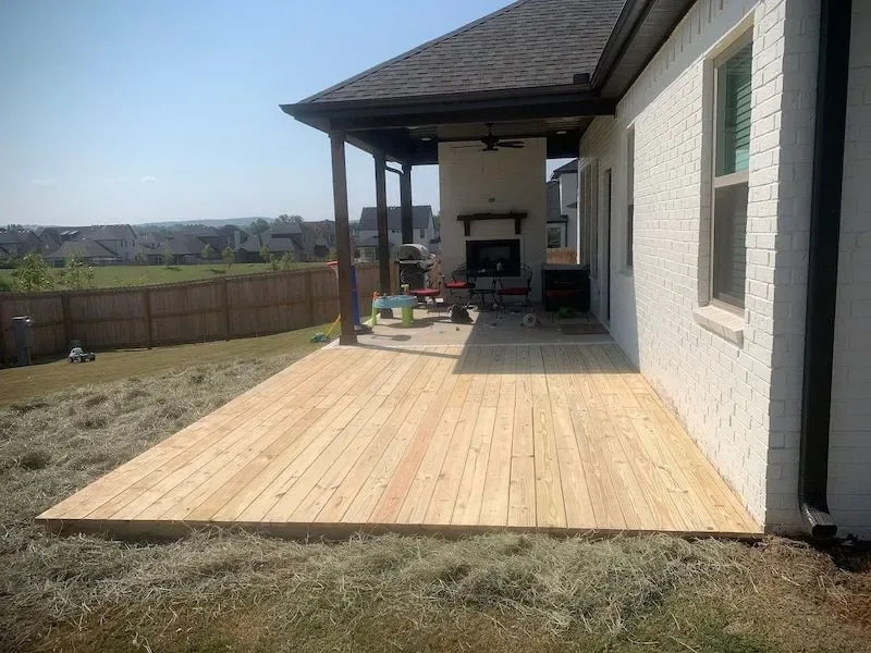 12x30 custom wood deck NWA Region — JHG Contracting LLC