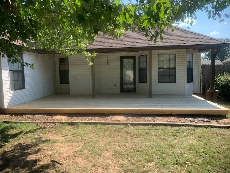 14x24 custom wood deck — JHG Contracting LLC serving Prairie Grove, AR