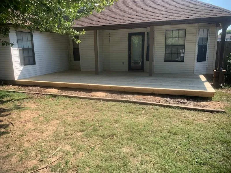 14x24 wood deck side view — JHG Contracting LLC serving Rogers, AR