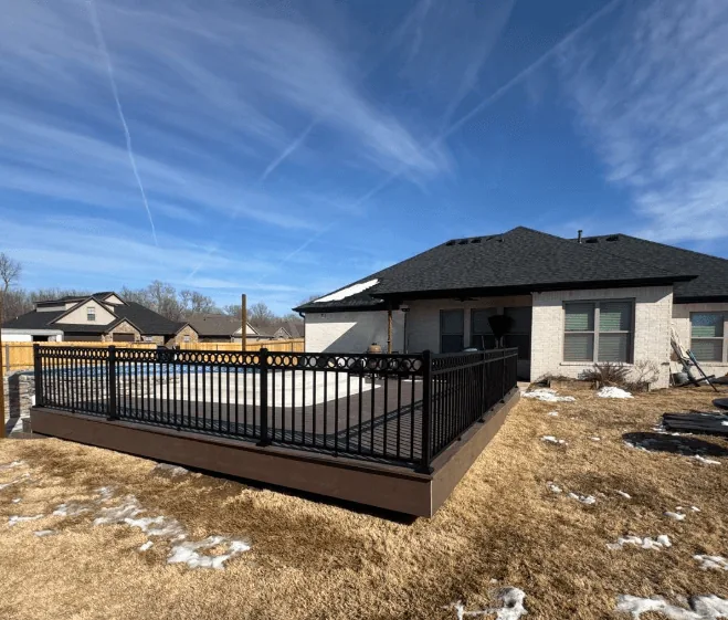 22x20 TimberTech composite deck Fayetteville AR — JHG Contracting LLC