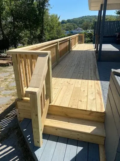 30 foot extended wood deck — JHG Contracting LLC serving Bentonville, AR