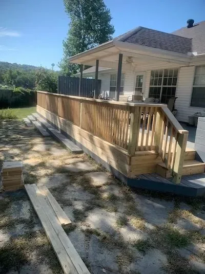 8x24 extended deck build — JHG Contracting LLC serving Rogers, AR